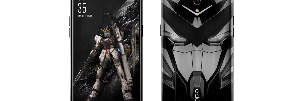 OPPO Reno Ace sẽ có cả phiên bản người máy Gundam, ra mắt vào ngày 10/10