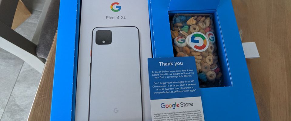 Google tặng kèm...ngũ cốc cho khách hàng đặt hàng trước Pixel 4