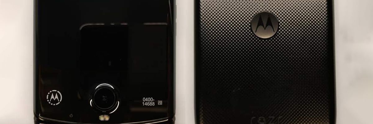 Smartphone nắp gập Motorola RAZR lộ ảnh thực tế trước giờ ra mắt