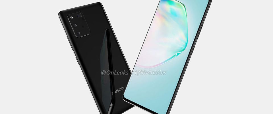 Rò rỉ ảnh render và video 360 độ của Galaxy A91: Màn hình “đục lỗ” như Note 10, 4 camera sau chất lượng