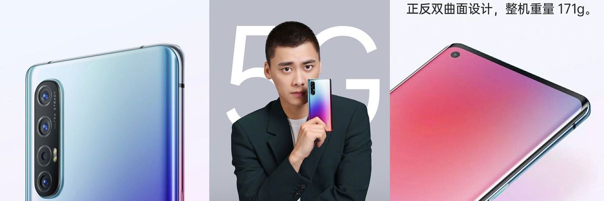 OPPO Reno3 Pro lộ ảnh render chính thức, xác nhận màn hình "nốt ruồi" và thiết kế mặt lưng mới
