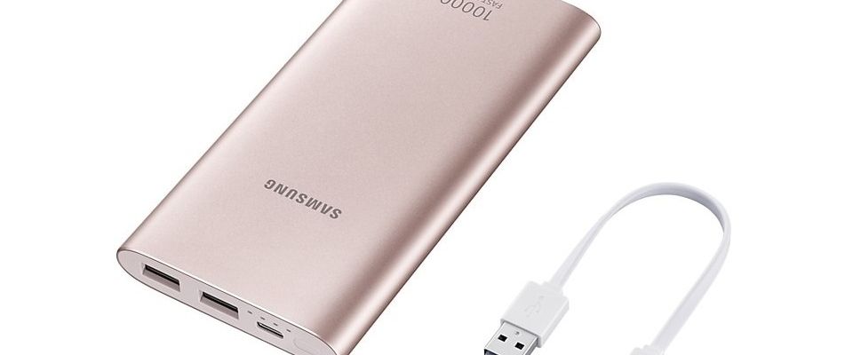 Pin dự phòng Samsung 10,000mAh, sạc nhanh QC 2.0, type-C, giảm giá sốc chỉ còn 290K