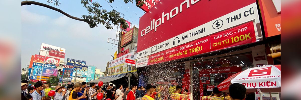 Mừng khai trương cửa hàng 377 Điện Biên Phủ, CellphoneS giảm giá hàng loạt sản phẩm hấp dẫn