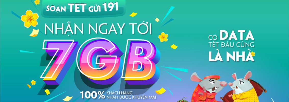 Hướng dẫn nhận lì xì lên đến 7GB data 4G tốc độ cao từ Viettel hoàn toàn miễn phí