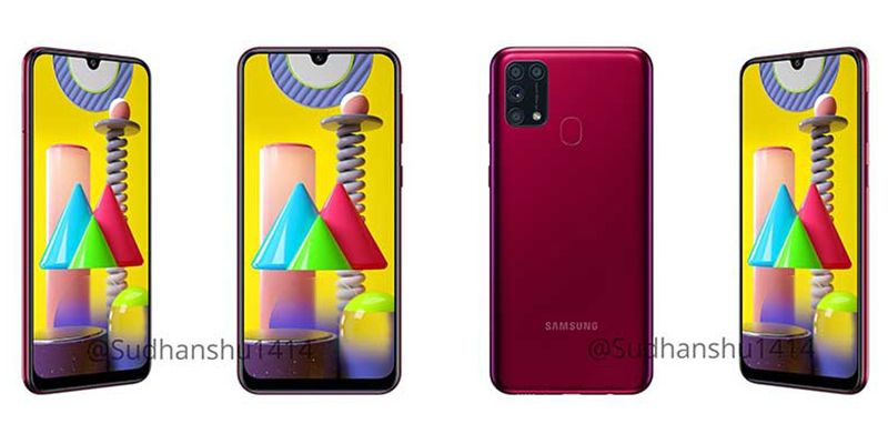 Galaxy M31 lộ ảnh báo chí chính thức với 3 tùy chọn màu sắc bắt mắt