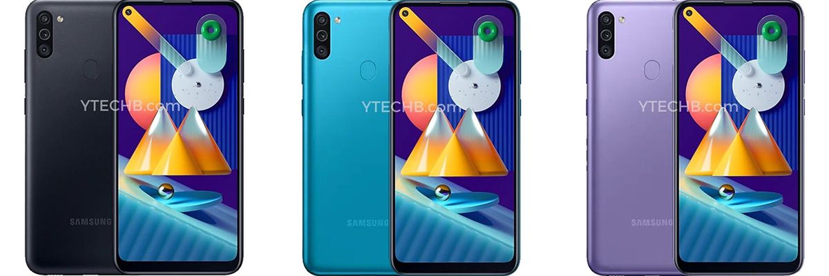 Những thông tin về Galaxy M11: Màn hình Infinity-O, 3 camera sau, pin 5000 mAh hỗ trợ sạc nhanh