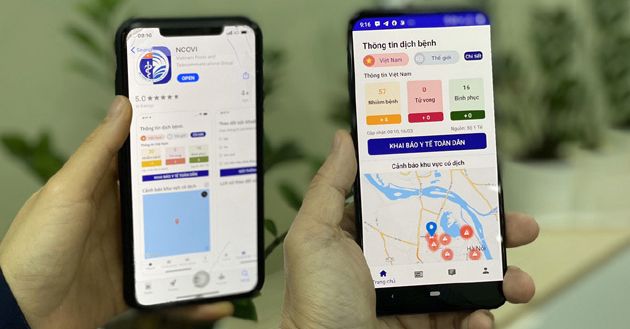 Hướng dẫn kiểm tra và theo dõi khu vực có dịch Covid-19 ngay trên smartphone