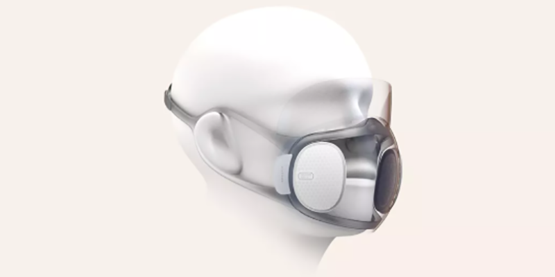 Xiaomi đang phát triển khẩu trang Amazfit Aeri hỗ trợ đèn cực tím khử trùng, có thể tương thích Face ID của iPhone