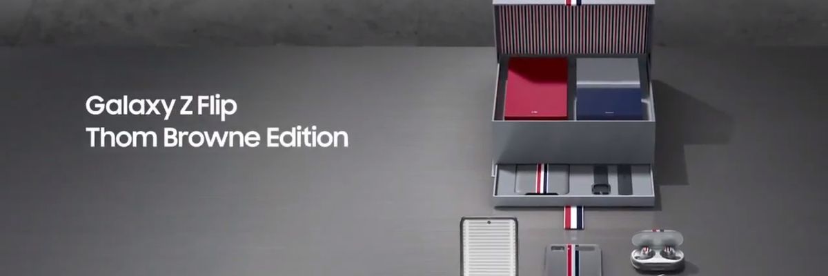 Galaxy Z Fold 2 sẽ có thêm phiên bản Thom Browne, tặng kèm Galaxy Watch 3 và Galaxy Buds Live, giá 2800 USD
