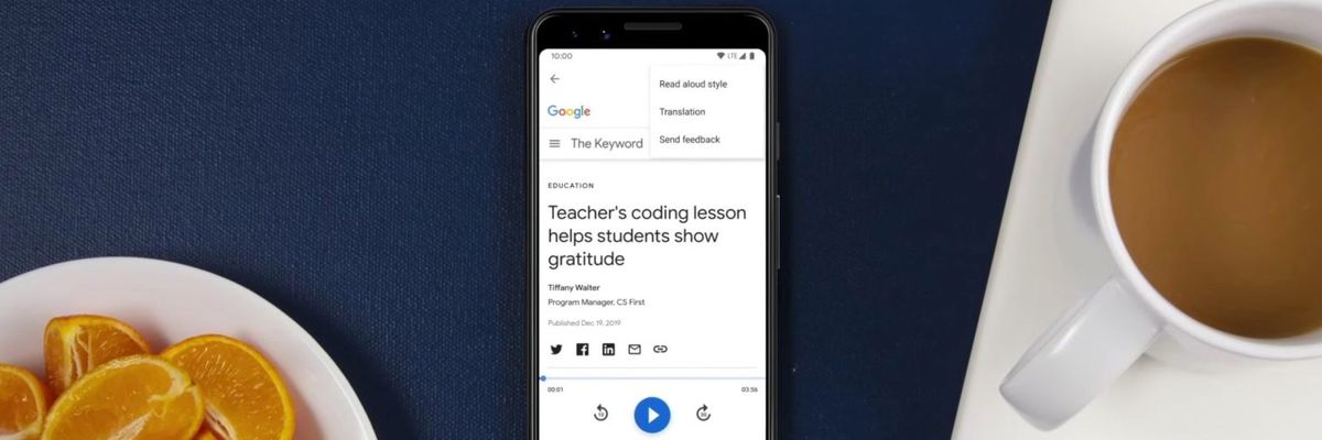 Cách sử dụng Google Assistant đọc trang web trên Chrome