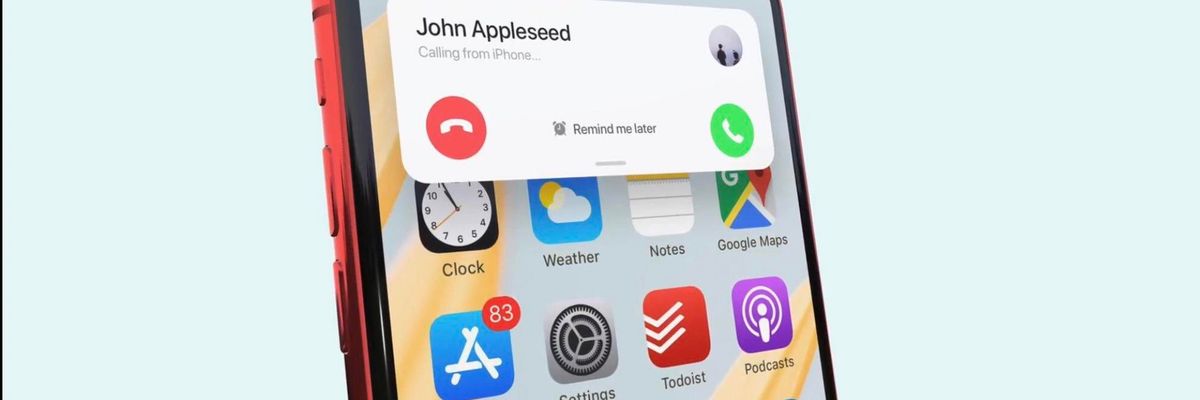 Loại bỏ thông báo cuộc gọi đến trên iOS 14 mà không cần từ chối