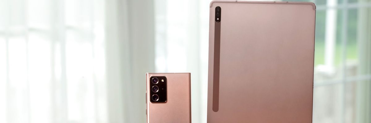 [HOT] Chưa ra mắt nhưng Galaxy Note 20, Galaxy Tab S7, Galaxy Buds Live và Galaxy Watch 3 đã lộ toàn bộ thiết kế ngoài đời thực