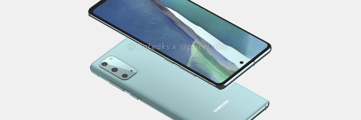Đây là Samsung Galaxy S20 FE: Màn hình "nốt ruồi", 3 camera sau, có thêm màu xanh ngọc?