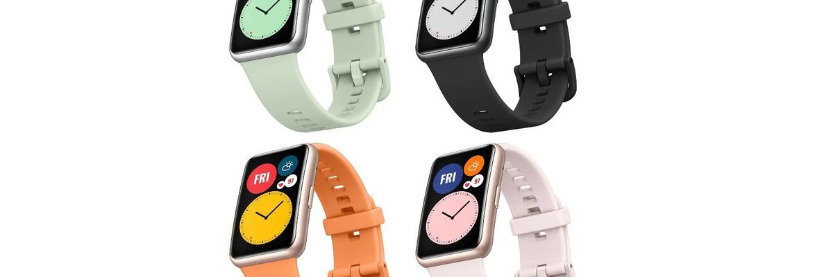 Huawei Watch Fit lộ diện: Mặt đồng hồ hình chữ nhật, pin 10 ngày, giá 3.2 triệu đồng
