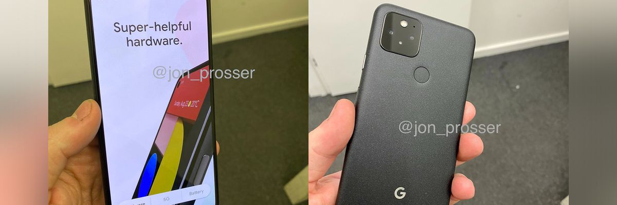 Pixel 5 lộ ảnh thực tế rõ nét ngay trước giờ G