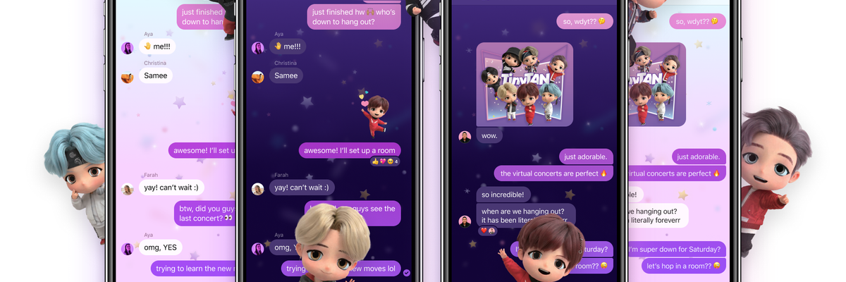 Facebook Messenger và Instagram có thêm giao diện BTS cực xịn sò dành cho các ARMY