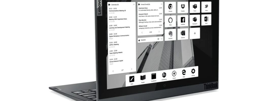 Lenovo ra mắt ThinkBook Plus Gen 2: Màn hình e-ink, CPU Intel thế hệ 11