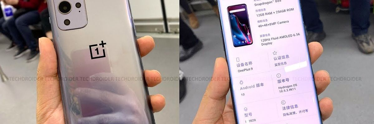 OnePlus 9 tiếp tục lộ ảnh thực tế kèm thông số phần cứng