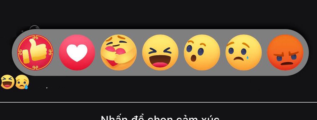 Facebook cập nhật nút Like đỏ đậm màu lễ hội chào đón Tết