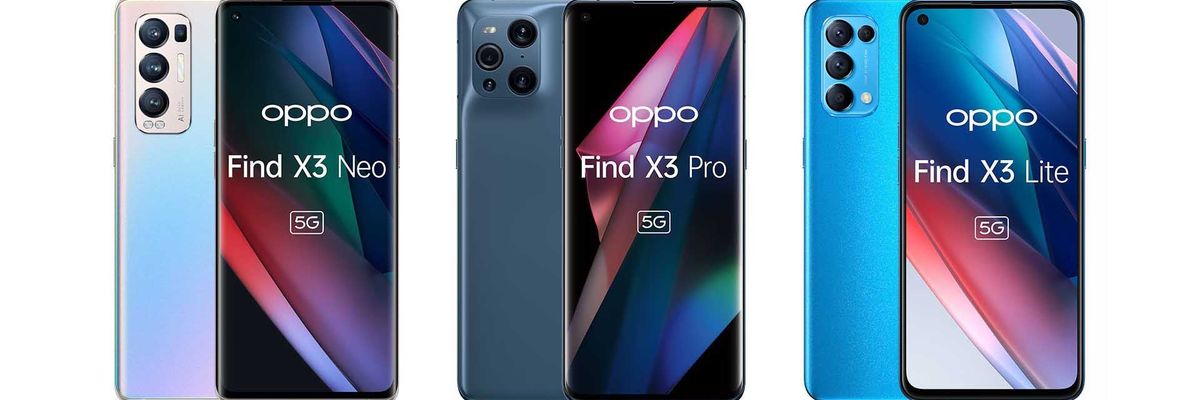 So sánh OPPO Find X3 Pro với Find X3 Neo và Find X3 Lite: Chọn điện thoại nào hợp lý hơn?