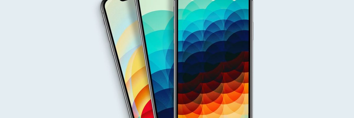 Mời bạn đọc tải về hình nền vòng tròn dành cho iPhone