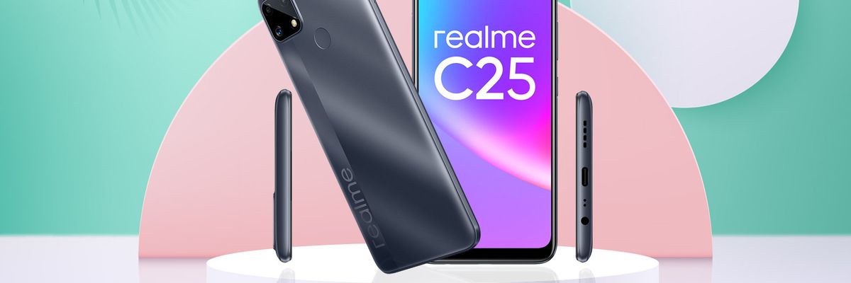 Realme C25 ra mắt tại VN: Giá 4.39 triệu đồng nhưng có pin khủng 6000mAh
