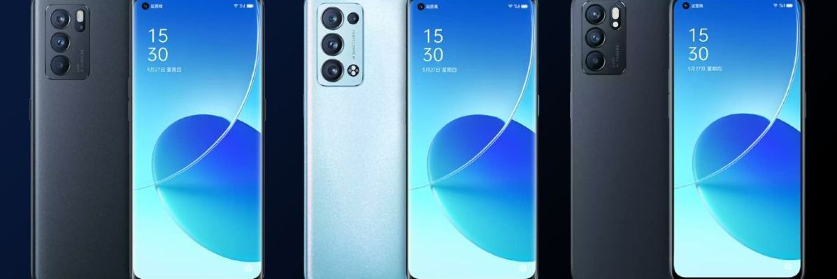 OPPO Reno6, Reno6 Pro và Reno6 Pro+ lộ ảnh render chính thức trước khi ra mắt