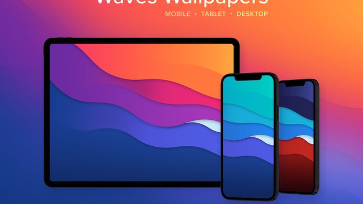 Mời bạn đọc tải về hình nền dạng sóng lấy cảm hứng từ macOS Big Sur