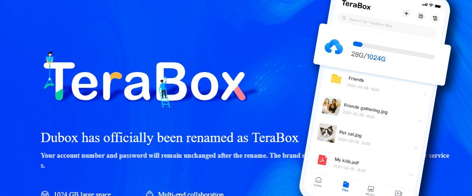 Tải ngay TeraBox - dịch vụ lưu trữ đám mây miễn phí 1024GB