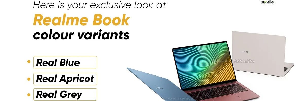 Realme Book lộ diện với nhiều tuỳ chọn màu sắc mới, ra mắt vào tháng 8