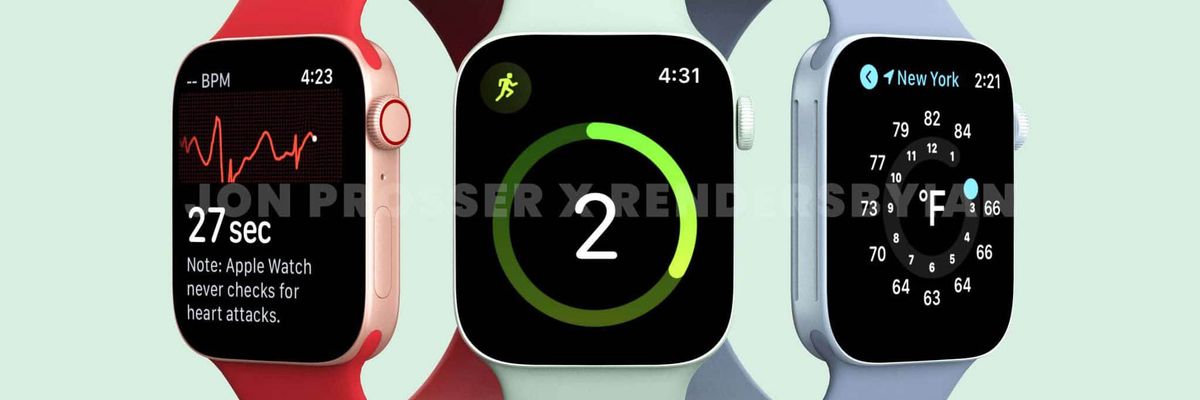 Hình ảnh bị rò rỉ trước đó của Apple Watch Series 7 hóa ra là của Apple Watch Series 8