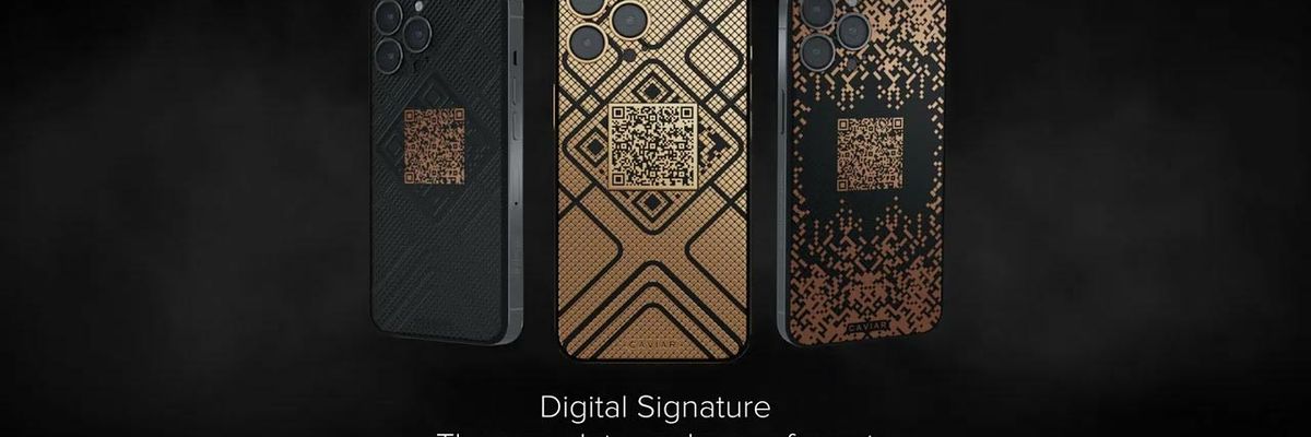 Caviar giới thiệu phiên bản iPhone 13 Pro mạ vàng, có mã QR ở mặt lưng, giá lên tới gần 800 triệu đồng