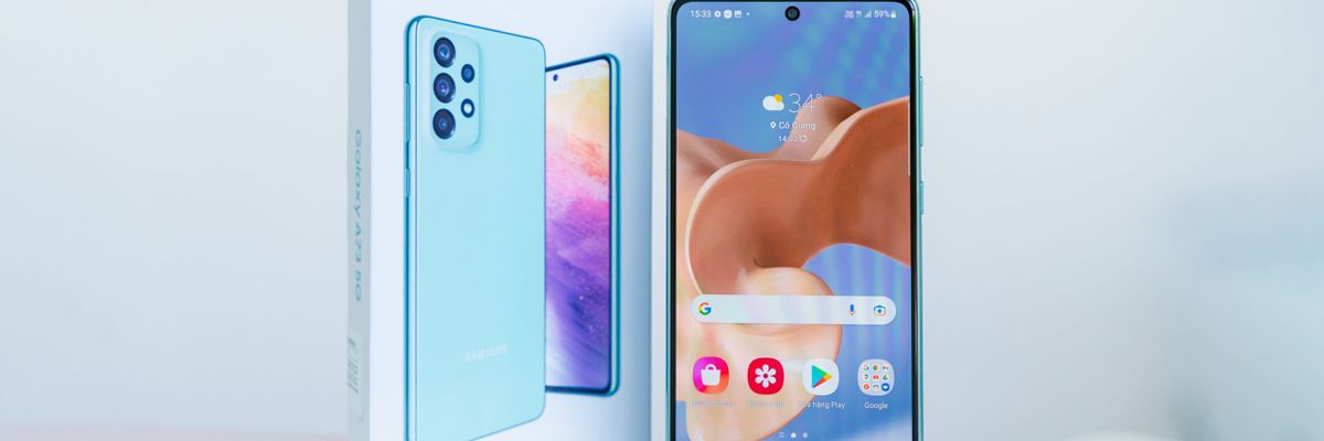 Mở hộp Galaxy A73 5G chính hãng vừa mở bán tại VN: Thiết kế trẻ trung, phần cứng mạnh mẽ, giá chỉ từ 11.9 triệu đồng