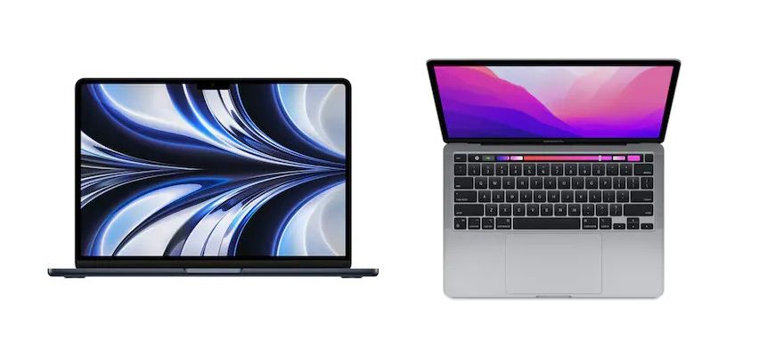 MacBook Air M2 vs MacBook Pro M2: Cùng mức giá chọn hiệu năng hay thiết kế?