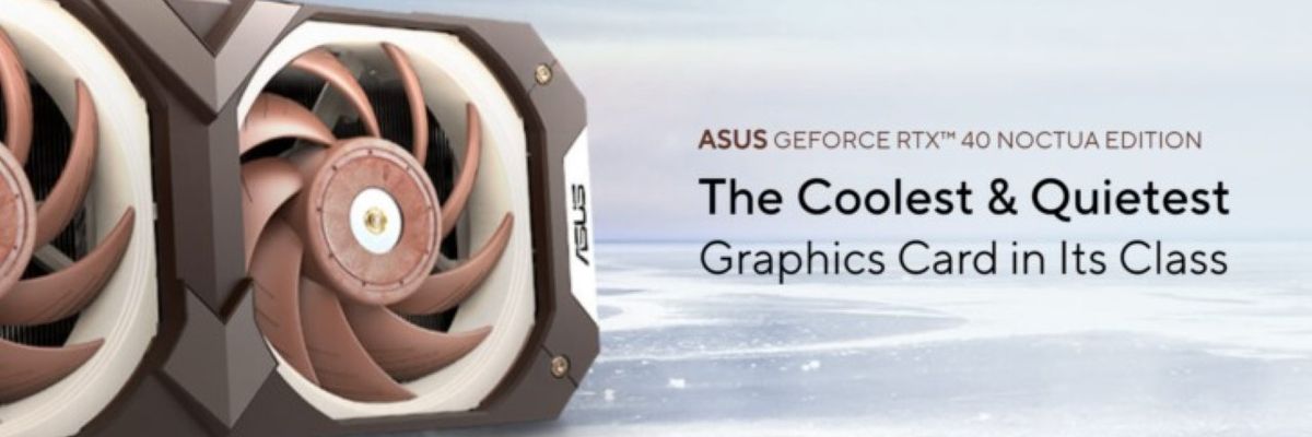 Phiên bản card đồ họa RTX 40-series của ASUS kết hợp với Noctua sẽ ra mắt trong sự kiện CES 2023
