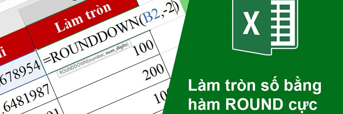 Hàm ROUND làm tròn số trong Excel: Cách sử dụng chi tiết nhất