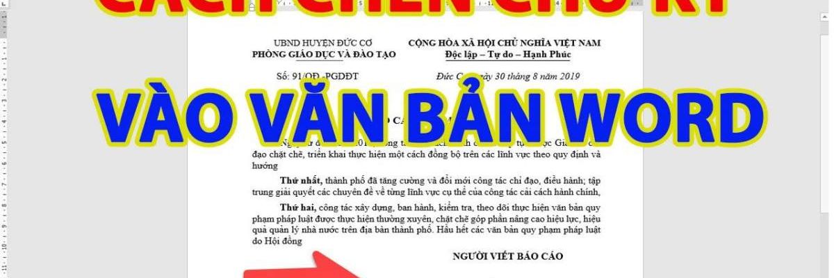 Cách chèn chữ ký vào Word chuyên nghiệp và đơn giản nhất