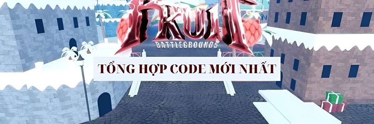 Code Fruit Battlegrounds, code Chiến Trường Trái Cây mới nhất