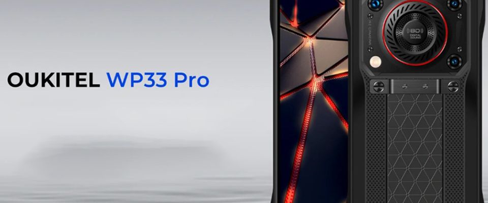 Oukitel WP33 Pro ra mắt với pin khủng 22000 mAh và chip Dimensity 6100+, giá