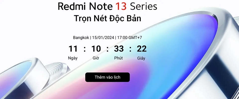 Sự kiện ra mắt Redmi Note 13 series tại Việt Nam