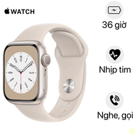 Apple Watch Series 9 41mm (GPS) viền nhôm dây cao su Size M/L | Chính hãng Apple Việt Nam