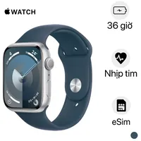 Apple Watch Series 9 41mm (4G) viền nhôm dây cao su Size M/L| Chính hãng Apple Việt Nam