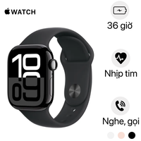 Apple Watch Series 10 46mm (GPS) Viền Nhôm Dây Cao Su Size S/M | Chính hãng Apple Việt Nam