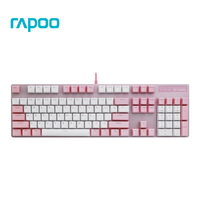 Bàn phím cơ Rapoo V500 Pro Pink White (Brown Switch) 