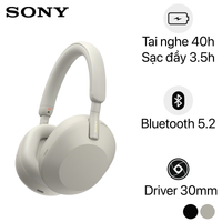 Tai nghe Bluetooth chụp tai Sony WH-1000XM5