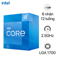 CPU Intel Core i5 12400F