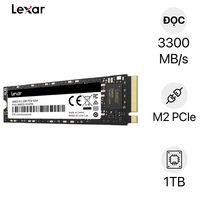  Ổ cứng SSD Lexar NM620 512GB M2 2280 NVME PCIe Gen 3X4 