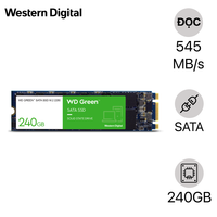  Ổ cứng SSD WD Green 240GB M2 2280 SATA III WDS240G3G0B 2 