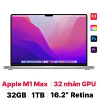 MacBook Pro 16 inch M1 Max 10 CPU - 32 GPU 32GB 1TB 2021 - Chính hãng ...