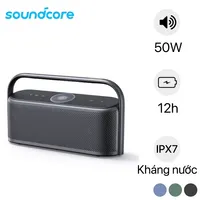 Khanka Harde draagtas vervanging voor Anker Soundcore Motion X600 Bluetooth- luidsprekers,50w geluid draadloze luidspreker, alleen behuizing